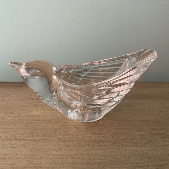 Vintage Crystal Bird Candle Holder - Picture 2 of 8